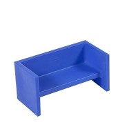 Childrens Factory Adapta-Bench, Cf910-029 Blue, Kids Flexible Seating, Classroom, Preschool And Daycare Furniture, Indoor Or Outdoor Toddler Chairs
