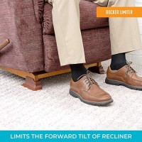 Stander Recliner Risers - Adapatable Slip Resistant Easy Chair Lift - Set Of 4