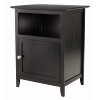 Accent Night Stand, Black
