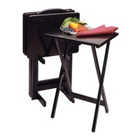 Winsome Alex Tv Tables, Black