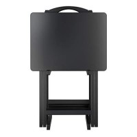 Winsome Alex Tv Tables, Black