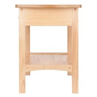 Winsome 82218 Wood Claire Accent Table, Natural 18 Inches