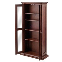 Winsome Wood Holden Media/Entertainment, Antique Walnut