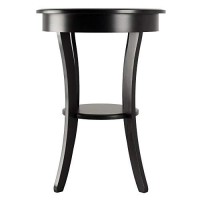 Winsome Wood Sasha Accent Table, Black, 2000 X 2000 X 2700 Inches