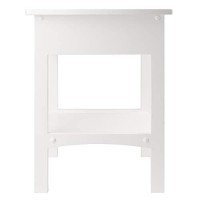 Winsome Wood Claire Accent Table, White