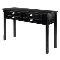 Winsome Wood Timber Occasional Table, Black