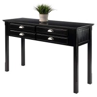 Winsome Wood Timber Occasional Table, Black