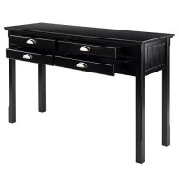 Winsome Wood Timber Occasional Table, Black