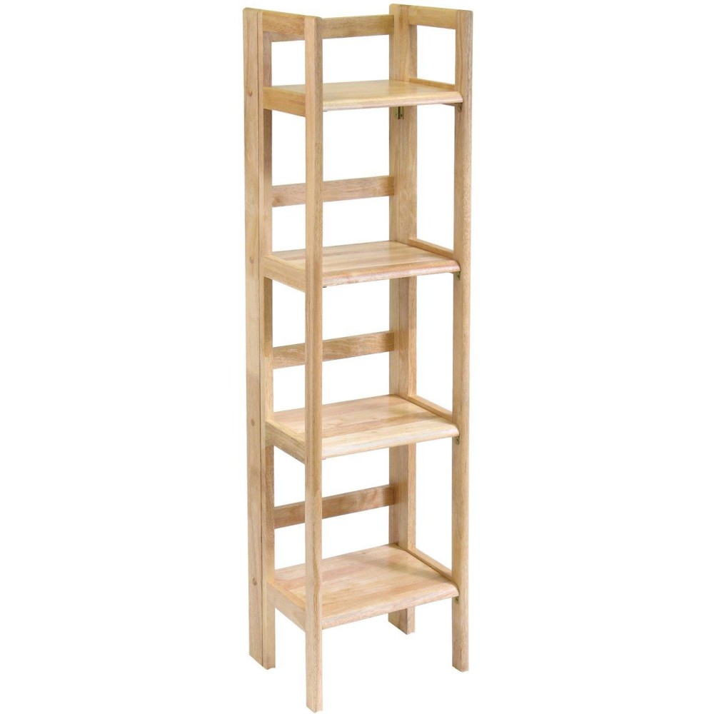 Beechwood 4 Tier Folding Shelf - Winsome 81852