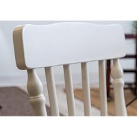 Gift Mark Childs Rocking Chairs - Classic Hand-Made Wooden Rockers For Boys And Girls - Vintage Style Colonial Kid'S Seats - Childrens Furniture Rocker (White)