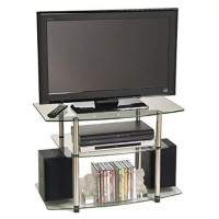 Convenience Concepts Designs2Go Classic Glass Tv Stand, Glass