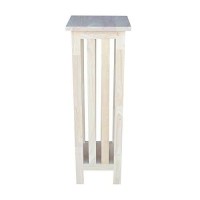Ic International Concepts 3069 Plant Stand Table, 36, Unfinished