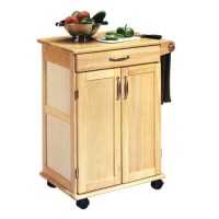 Homestyles General Line Mobile Kitchen Cart, Natural