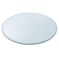 24 Round Tempered Glass Table Top 12 Thick 1 Beveled Edge
