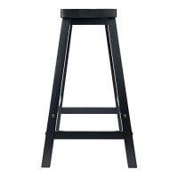 Winsome 20084 Satori Stool, 24, Black