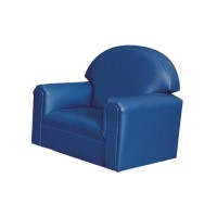 Brand New World Furniture Toddler Premium Vinyl Upholstery Chair - Blue, 21 X 29 X 28 Inch (Fivb200)