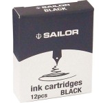 Sailor Sailor Cartridges - Black (Set Of 12)