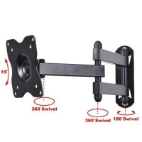 Videosecu Tv Swing Arm Wall Mount For Sansui 19 To 39 Sledvd196 Sled1928 Sled1937 Sled1980 Sledvd197 Sledvd198 Sled2282 Sled2280 Sledvd226 Sled2228 Sled2237 Sled2480 Sled2400 Sled2900 Sled3200 Bjl