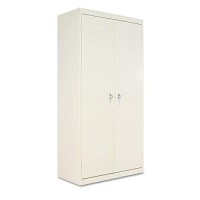 Alera Alecm7218Py 36 In. X 18 In. X 72 In. Assembled High Storage Cabinet With Adjustable Shelves - Putty