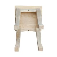 International Concepts 21-Inch Tea Table, Unfinished