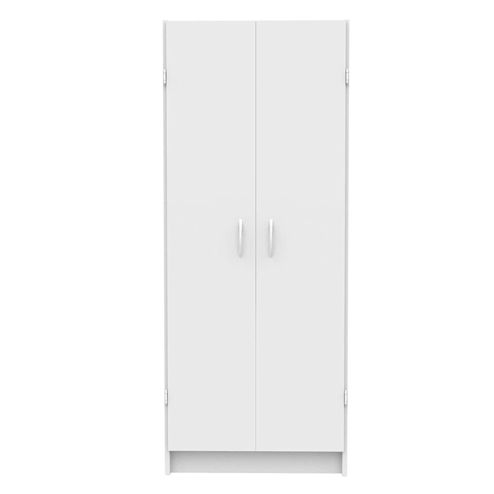 Closetmaid Pantry Cabinet Cupboard With 2 Doors, Adjustable Shelves, Standing, Storage For Kitchen, Laundry Or Utility Room, White