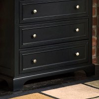 Bedford Black Four Drawer Chest By Home Styles