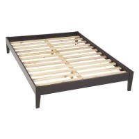 Modus Furniture Solid-Wood Bed, Full, Nevis Simple - Espresso