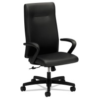 Hon Executive High-Back Chair, 27 By 38 By 47-12-Inch, Black Leather