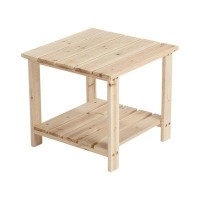 Stonegatea Designs 2-Tier Wooden End Table - 20Inl X 20Inw X 18 18Inh, Model Number Csn-Ttet-1009