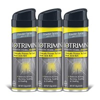 Lotrimin Af Jock Itch Antifungal Powder Spray, Miconazole Nitrate 2 - Antifungal Treatment Of Most Jock Itch, 46 Ounces (133 Grams) Spray Can (Pack Of 3)