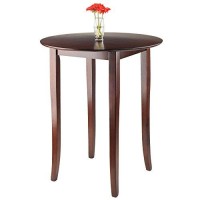 Winsome Fiona Dining Table, Walnut, 33.86 X 33.66 X 38.98 Inches