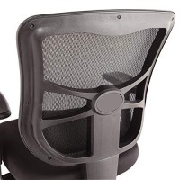 Alera Aleel42Me10B Elusion Series Mesh Mid-Back Multifunction Chair - Black