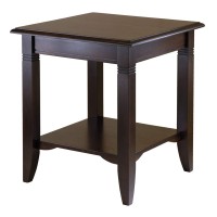 Winsome Wood Nolan Occasional Table, Cappuccino 2000 X 2000 X 2197 Inches