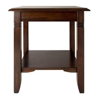 Winsome Wood Nolan Occasional Table, Cappuccino 2000 X 2000 X 2197 Inches