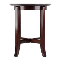 Winsome Wood Toby Occasional Table, Espresso Dark Espresso, 18 Inches