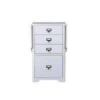 Sei Furniture Fold-Out Organizer Convertible Desktop Craft Desk, White
