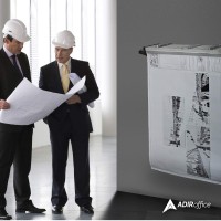 Adir Mobile Blueprint Storage - Adjustable Vertical Poster Display Rack/Plans Holder - File Organizer Stand For Home, Office (Sand Beige)
