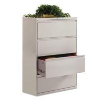 Alera Alelf4254Lg Four-Drawer 42 In. X 19-1/4 In. X 53-1/4 In. Lateral File Cabinet - Light Gray