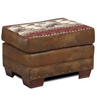 American Furniture Classics Deer Valley Ottoman, Brown