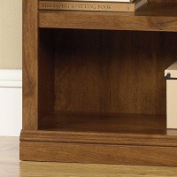 Sauder 5-Shelf Split Bookcase, Oiled Oak Finish