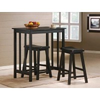 Dina 3Pc Breakfast Table Set By Crown Mark Furniture
