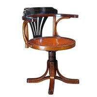 Purser'S Chair, Black & Honey