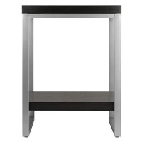 Winsome Wood Jared End Table, Espresso Finish, 18 Inches