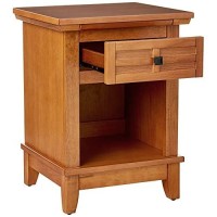 Arts & Crafts Cottage Oak Night Stand By Home Styles