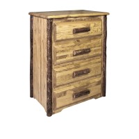 Montana Woodworks Log Chest - 4 Drawer Glacier Country Collection