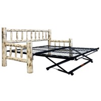 Montana Woodworks Collection Day Bed With Pop Up Trundle, Ready To Finish