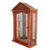 Design Toscano Essex Hall Hardwood Wall Curio Cabinet