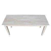 International Concepts Be-39 Shaker Style Bench, Unfinished