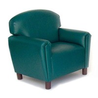 Brand New World Preschool Premium Vinyl Upholstery Chair - Blue