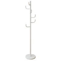 Yamazen Nph-165(Wh) Hanger Rack, Clothes Storage, Width 11.4 X Depth 11.4 X Height 66.7 Inches (29 X 29 X 167 Cm), Coat Hanger, Hard To Fall Off, Fall Prevention, Base, Assembly Required, White